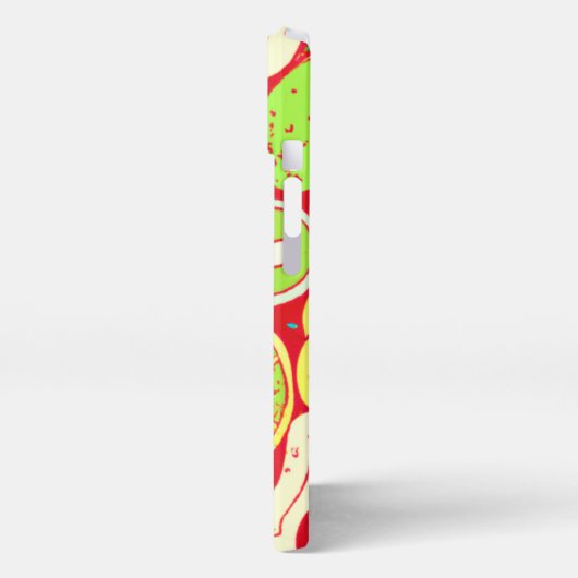 Verbluffende mengsels van patronen voor fruit. Bes iPhone Hoesje (Linkerkant)