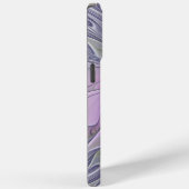 Verbluffende moderne abstracte fractale kunst bloe Case-Mate iPhone case (Achterkant / Rechts)