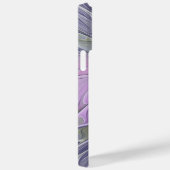 Verbluffende moderne abstracte fractale kunst bloe Case-Mate iPhone case (Achterkant / Rechts)