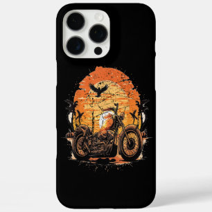 Verbluffende motorfiets Klassieke zonneset C iPhone 16 Pro Max Hoesje