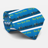 Verbluffende nieuwe New York Skyline Stropdas (Opgerold)