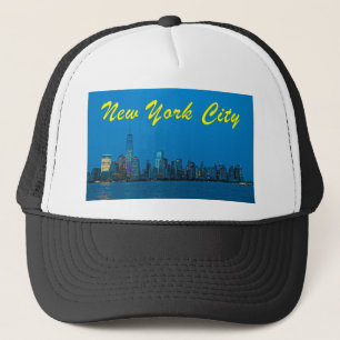 Verbluffende nieuwe New York Skyline Trucker Pet