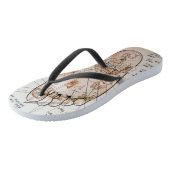 Verbluffende oude acupunctie-Teenslippers Teenslippers (Schuin)