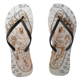 Verbluffende oude acupunctie-Teenslippers Teenslippers
