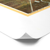 Verbluffende oude kaart van Newark, New Jersey uit Poster (Hoek)