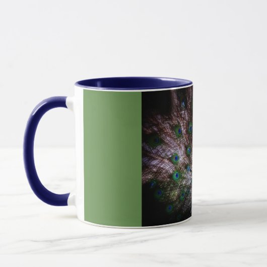 Verbluffende Peacock Coffee-Mok Mok (Links)