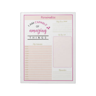 Verbluffende positieve bevestigende offerte voor d notitieblok