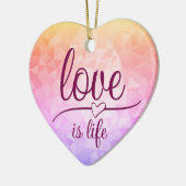 Verbluffende rode keramische siervoorwerpen keramisch ornament (Links)