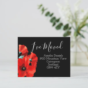 Verbluffende rode papaver die ik heb gemaakt briefkaart