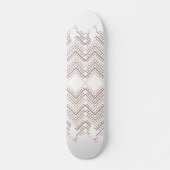 Verbluffende rode Stippen op een witte achtergrond Skateboard (Voorkant)