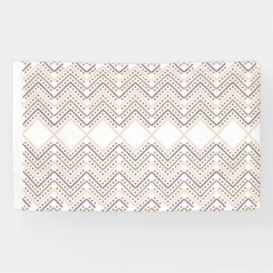 Verbluffende rode stippen op een witte achtergrond spandoek