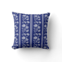 Verbluffende Royal Blue Floral Chinese Pattern Pil