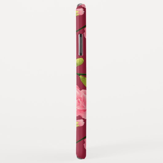 Verbluffende roze anjer Case-Mate iPhone case (Achterkant/rechts)