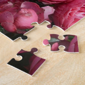 Verbluffende roze rozen legpuzzel (Zijkant)