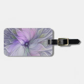 Verbluffende schoonheid Moderne Abstracte fractale Bagagelabel (Voorkant horizontaal)