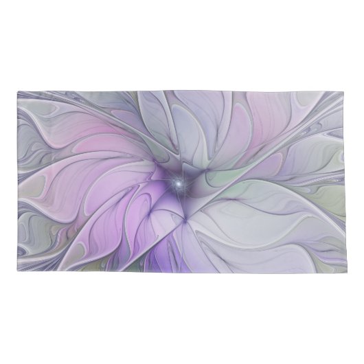 Verbluffende schoonheid Moderne Abstracte fractale Kussensloop (Achterkant)