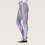 Verbluffende schoonheid Moderne Abstracte fractale Leggings (Links)