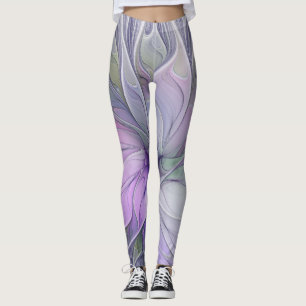 Verbluffende schoonheid Moderne Abstracte fractale Leggings