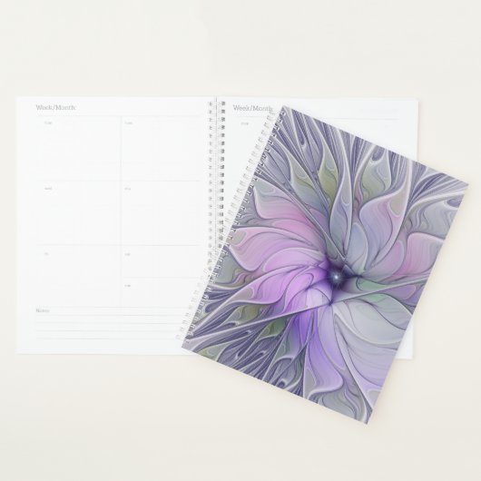 Verbluffende schoonheid Moderne Abstracte fractale Planner (Display)