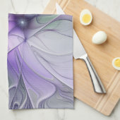 Verbluffende schoonheid Moderne Abstracte fractale Theedoek (Quarter Fold)