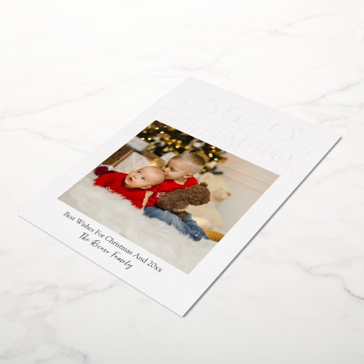 Verbluffende Scroll Font Merry Christmas Sjabloon (Gedraaid)