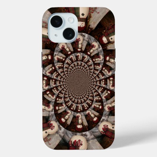 Verbluffende Sneeuwman Kaleidoscoop | Ingewikkelde Case-Mate iPhone Case (Achterkant)