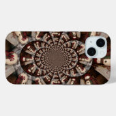 Verbluffende Sneeuwman Kaleidoscoop | Ingewikkelde Case-Mate iPhone Case (Achterkant (horizontaal))