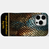 Verbluffende textuur van slangenhuid Case-Mate iPhone case (Achterkant (horizontaal))