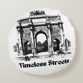Verbluffende Tijdloze straten tas voor jou Rond Kussen