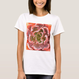 Verbluffende tuinroze roze tinten realistische kun t-shirt