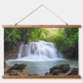 Verbluffende waterval in tropisch regenwoud hangend wandkleed (Voorkant 2)