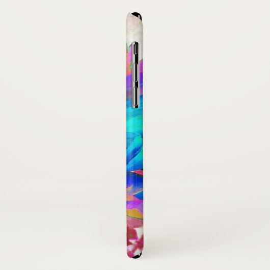 Verbluffende Waterverf regenboog Cactus Dahlia Case-Mate iPhone Case (Achterkant/links)