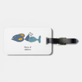 Verbluffende Zee ritters Bagagelabel (Achterkant horizontaal)