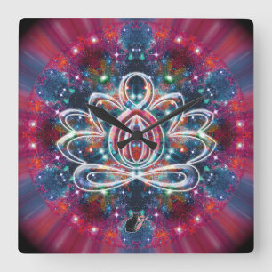 Verbluffende Zen Lotus Klok
