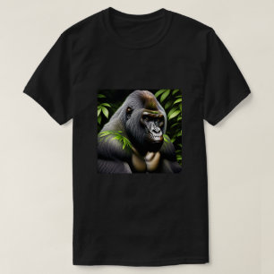 Verbluffende zilver Back Gorilla - Oerwoud King T-shirt