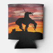 Verbluffende zonsondergang met einde van het pad s blikjeskoeler (Voorkant)