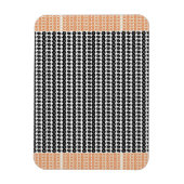 Verbluffende zwart-wit Abstracte Stippen achtergro Magneet (Verticaal)