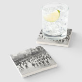 Verbod Bier, we willen Bier Verbod Stenen Onderzetter (Zijkant)