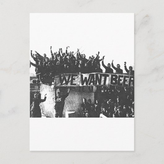  Verbod Bier zwart-wit 1920 Briefkaart (Voorkant)