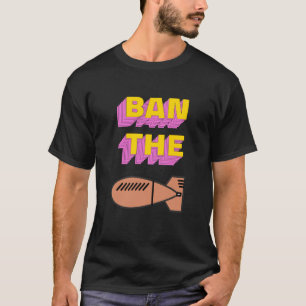 Verbod op het Surf van het 60s Vredesfestival van T-shirt