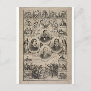 Verbod op het verbod van Kurz & Allison (1888) Briefkaart