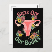 Verbod op onze lichamen briefkaart (Voorkant / Achterkant)