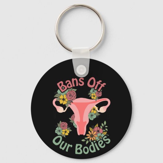 Verbod op onze lichamen sleutelhanger (Voorkant)