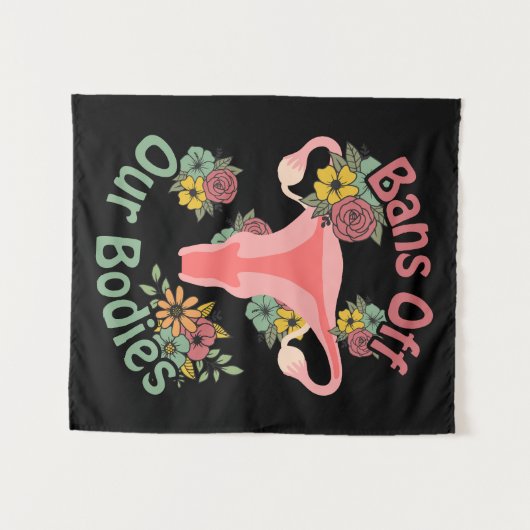 Verbod op onze lichamen wandkleed (Voorkant (horizontaal))