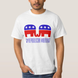 Verbod op republikeins huwelijk Funny Gay Pushback T-shirt