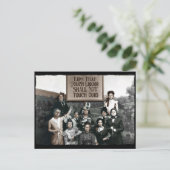 Verbod op vrouwen briefkaart (Staand voorkant)