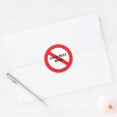 Verboden aanpasbare stickers (Envelop)