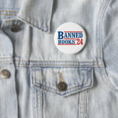 Verboden Boeken 2024 Ronde Button 5,7 Cm (In situ)