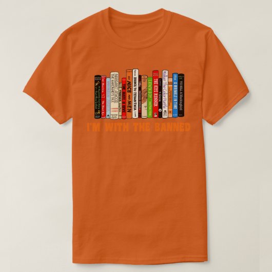 Verboden boeken 33 t-shirt (Design voorkant)