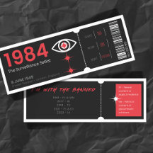 Verboden Boeken Concert Ticket 1984